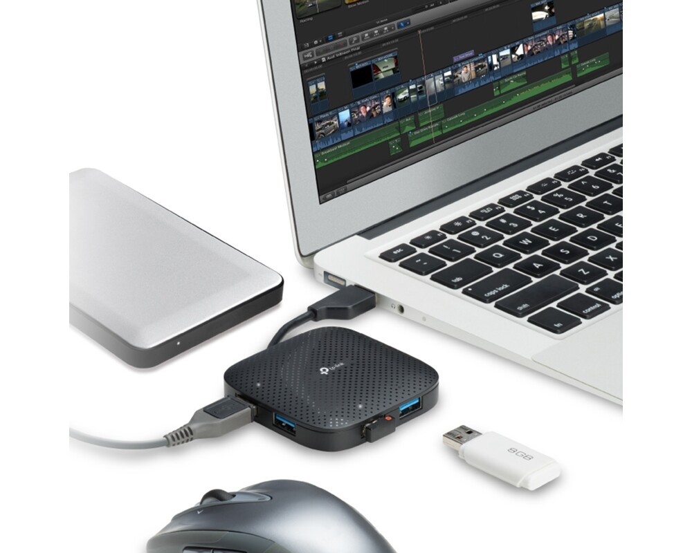 USB хъб TP-Link UH400 USB 3.0 с 4 порта 4 USB хъб TP-Link UH400 USB 3.0 с 4 порта 4