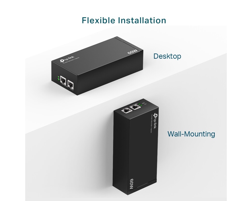 PoE адаптер TP-Link TL-POE170S Gigabit 5 PoE адаптер TP-Link TL-POE170S Gigabit 5