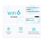 Рутер Безжична Wi-fi 6 Mesh система TP-Link Deco X55(1-pack) AX3000 17 Рутер Безжична Wi-fi 6 Mesh система TP-Link Deco X55(1-pack) AX3000 17