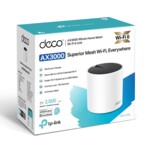 Рутер Безжична Wi-fi 6 Mesh система TP-Link Deco X55(1-pack) AX3000 10 Рутер Безжична Wi-fi 6 Mesh система TP-Link Deco X55(1-pack) AX3000 10