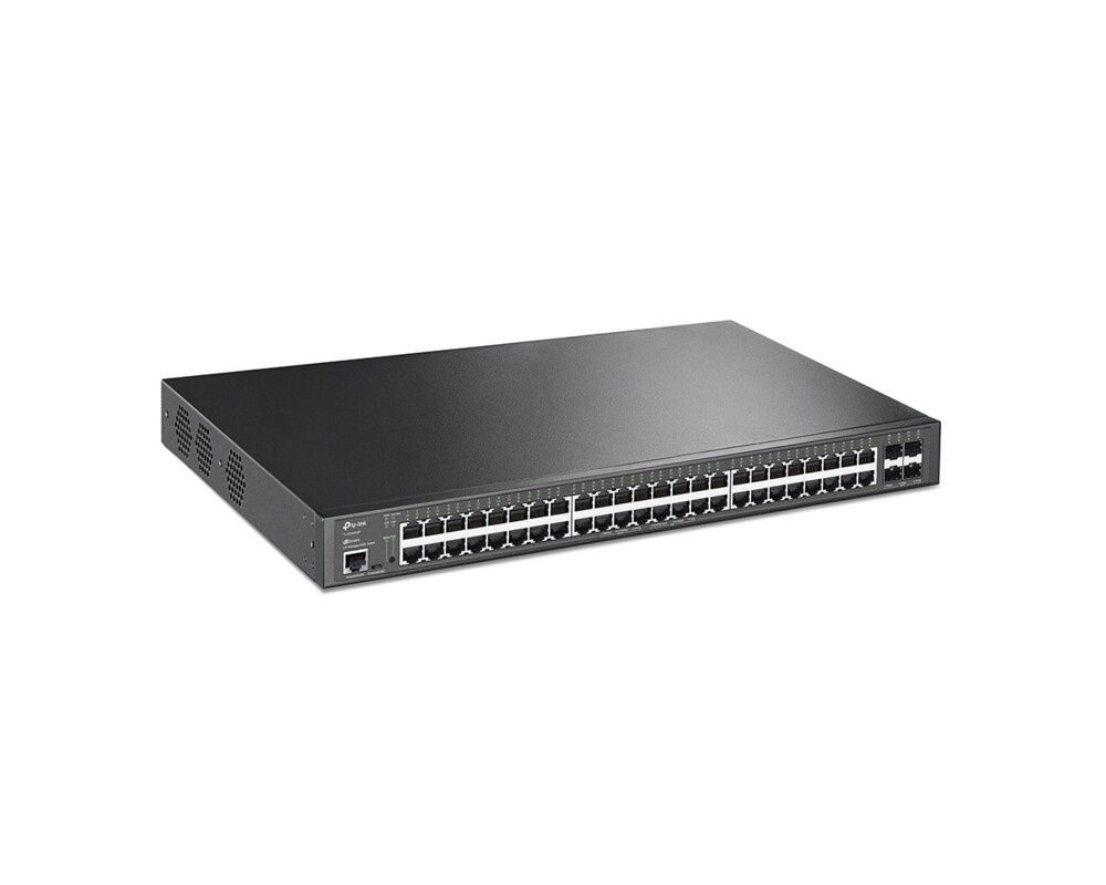 Switch (Комутатор) TP-Link TL-SG3452XP JetStream управляем с 48-Gigabit PoE+ порта и 4SFP+ порта Switch (Комутатор) TP-Link TL-SG3452XP JetStream управляем с 48-Gigabit PoE+ порта и 4SFP+ порта