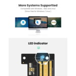 Мрежова карта Адаптер за разширителна карта Ugreen PCIe 3.0 x4 към SSD M.2 M-Key / M.2 B-Key CM302 - черен 4 Мрежова карта Адаптер за разширителна карта Ugreen PCIe 3.0 x4 към SSD M.2 M-Key / M.2 B-Key CM302 - черен 4