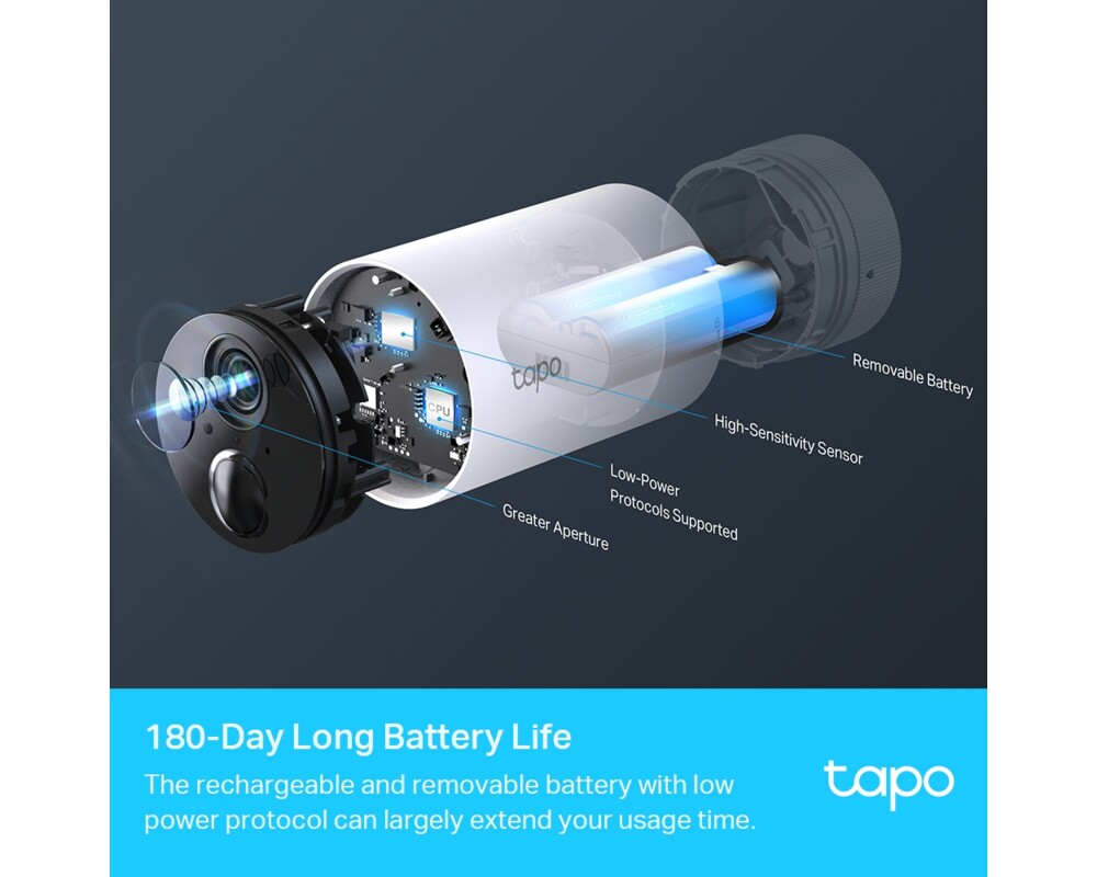 Цифрова IP камера TP-Link Tapo C400S2 KIT 3 Цифрова IP камера TP-Link Tapo C400S2 KIT 3