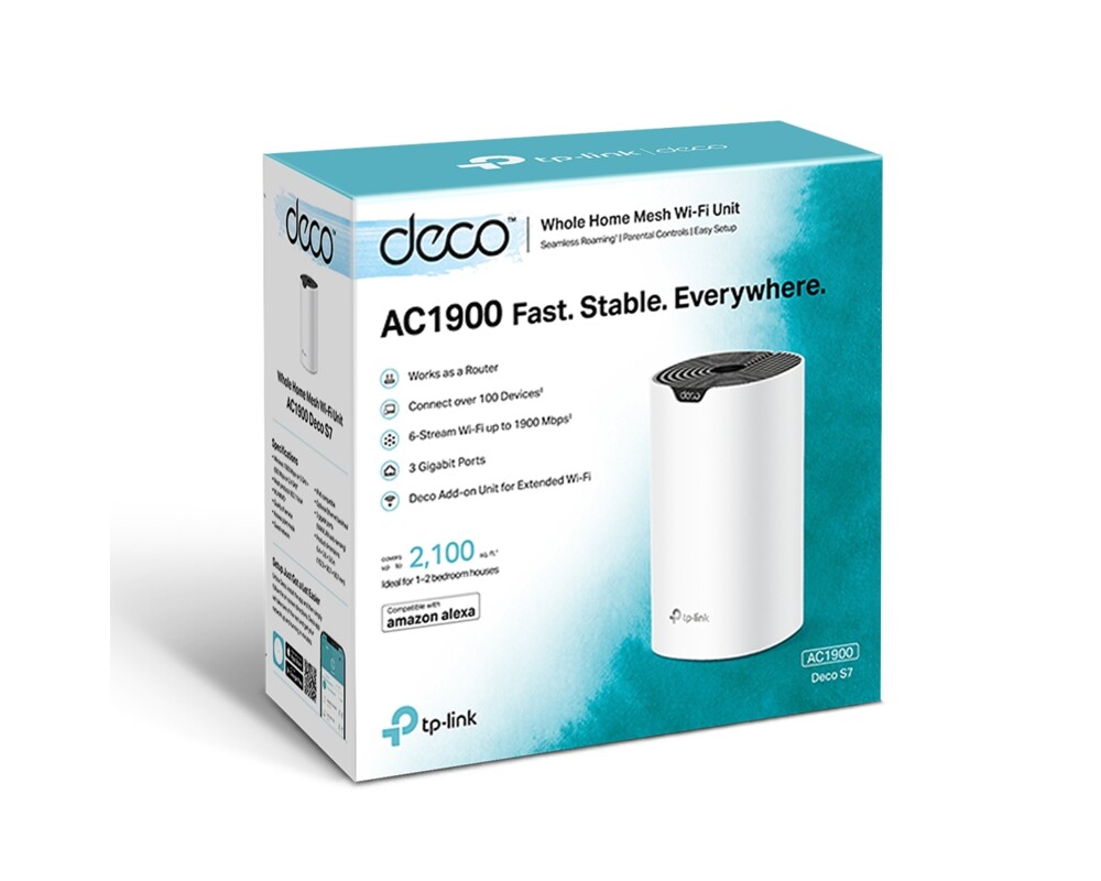 Рутер TP-Link Deco S7(1-pack) AC1900 6 Рутер TP-Link Deco S7(1-pack) AC1900 6