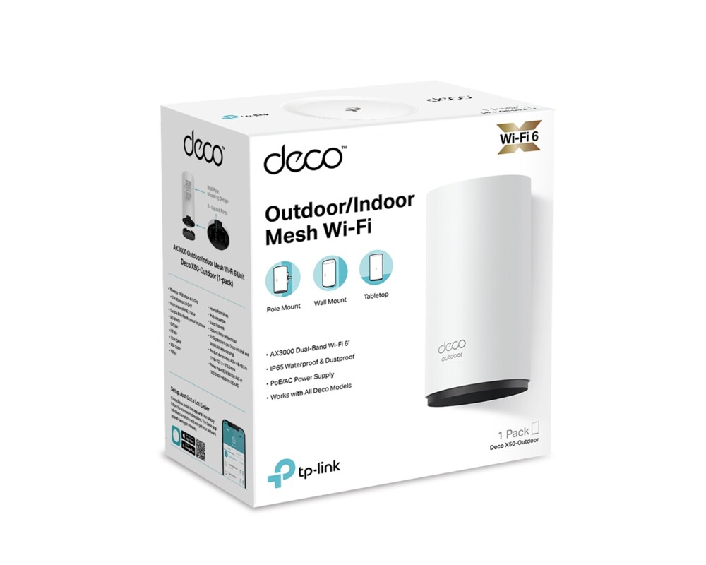 Рутер TP-Link Deco X50-Outdoor AX3000 13 Рутер TP-Link Deco X50-Outdoor AX3000 13