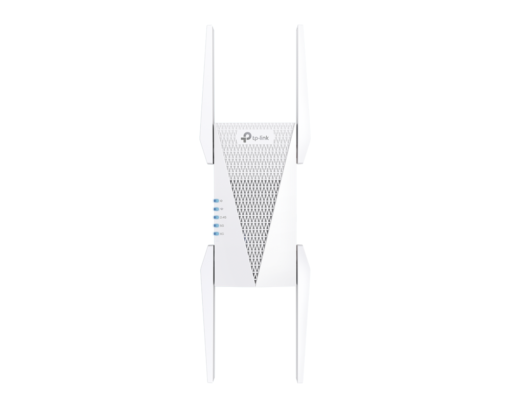 Безжичен усилвател TP-Link RE815XE  AXE5400 Mesh Wi-Fi 6E 3-лентов Безжичен усилвател TP-Link RE815XE  AXE5400 Mesh Wi-Fi 6E 3-лентов