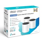 Рутер Безжична Wi-fi 6 Mesh система TP-Link Deco X55(3-pack) AX3000 6 Рутер Безжична Wi-fi 6 Mesh система TP-Link Deco X55(3-pack) AX3000 6
