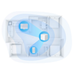 Рутер Mercusys Halo H60X(2-pack) AX1500 Безжична Wi-Fi 6 Mesh система 11 Рутер Mercusys Halo H60X(2-pack) AX1500 Безжична Wi-Fi 6 Mesh система 11