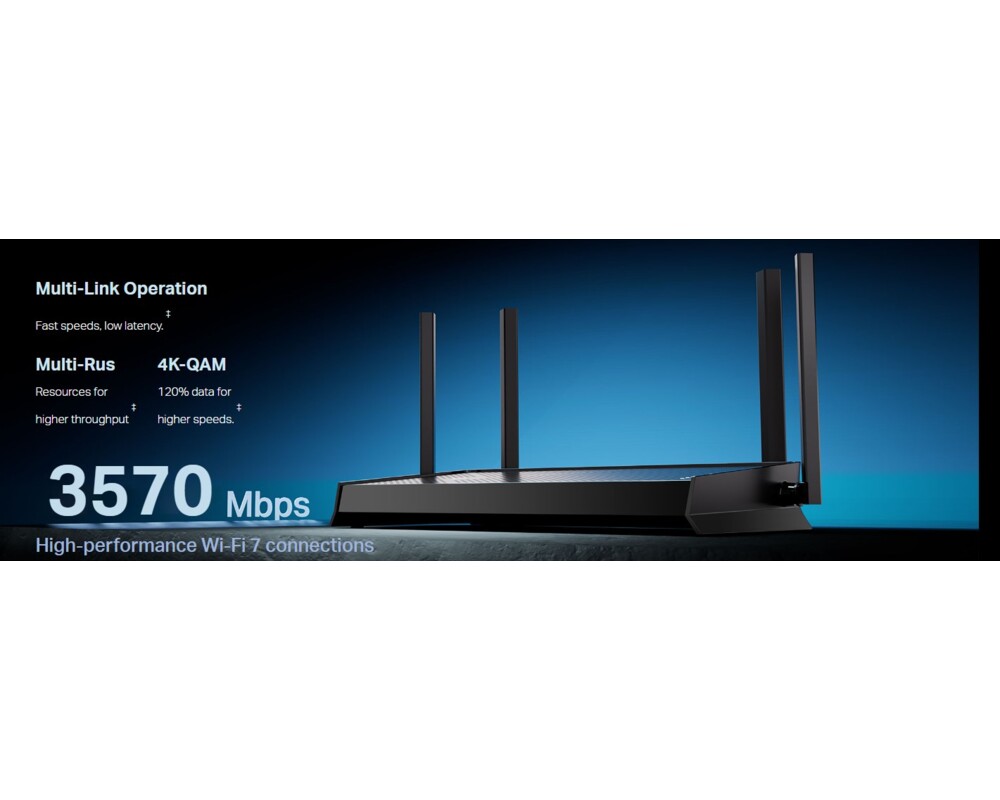 Рутер 2-лентов Wi-Fi 7 рутер TP Link Archer BE230 BE3600 5 Рутер 2-лентов Wi-Fi 7 рутер TP Link Archer BE230 BE3600 5