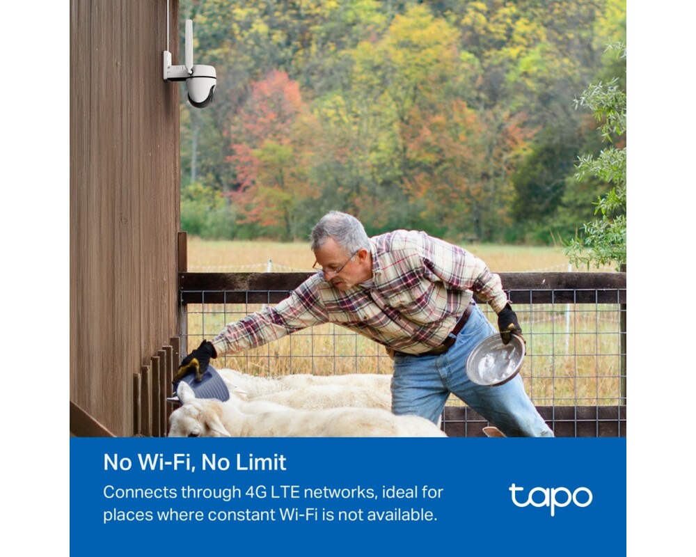 Цифрова IP камера TP-Link Tapo C501GW 4G LTE панорамна 5 Цифрова IP камера TP-Link Tapo C501GW 4G LTE панорамна 5