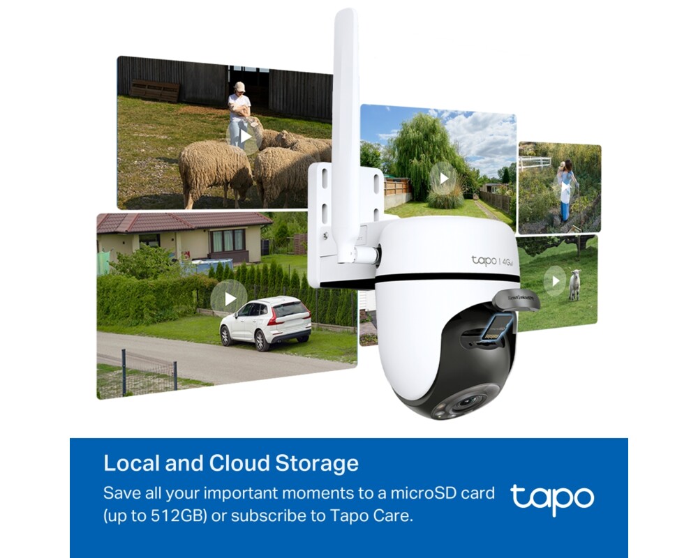 Цифрова IP камера TP-Link Tapo C501GW 4G LTE панорамна 12 Цифрова IP камера TP-Link Tapo C501GW 4G LTE панорамна 12