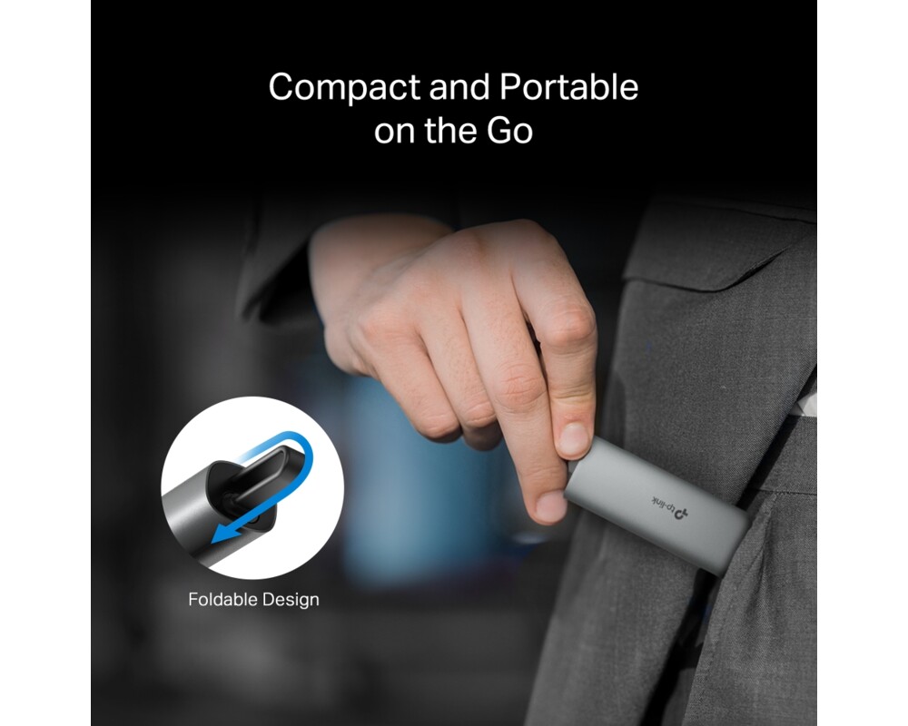 Мрежова карта TP-Link USB Type-C към 2.5 Gigabit Ethernet UE302C 5 Мрежова карта TP-Link USB Type-C към 2.5 Gigabit Ethernet UE302C 5