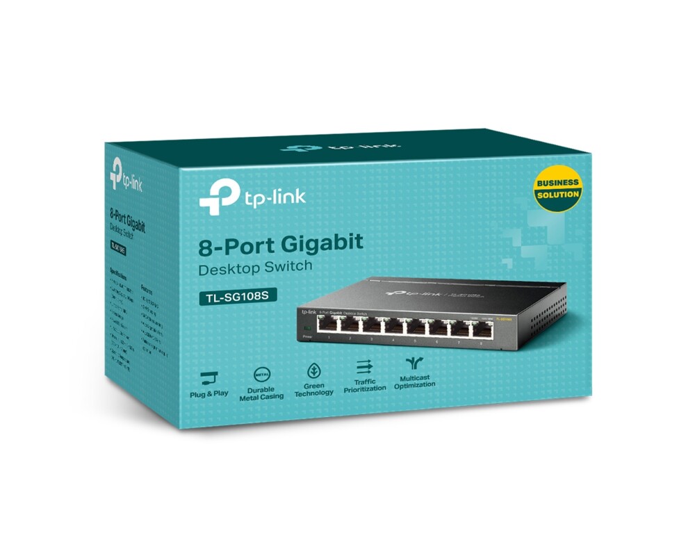 Switch (Комутатор) TP-LINK TL-SG108S 2 Switch (Комутатор) TP-LINK TL-SG108S 2