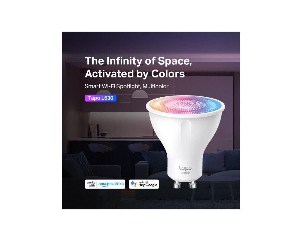 Осветително тяло TP-Link Tapo L630 Spotlight Dimmable Multicolor 4 Осветително тяло TP-Link Tapo L630 Spotlight Dimmable Multicolor 4