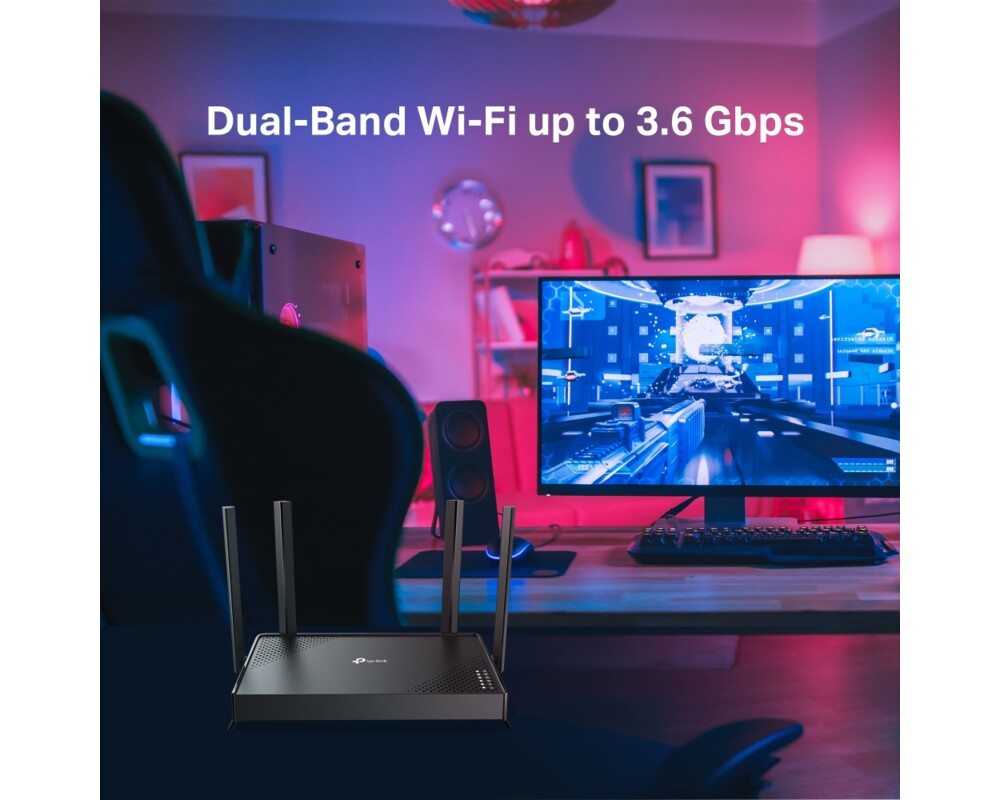 Рутер 2-лентов Wi-Fi 7 рутер BE3600 TP Link Archer BE220 4 Рутер 2-лентов Wi-Fi 7 рутер BE3600 TP Link Archer BE220 4