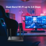 Рутер 2-лентов Wi-Fi 7 рутер BE3600 TP Link Archer BE220 4 Рутер 2-лентов Wi-Fi 7 рутер BE3600 TP Link Archer BE220 4