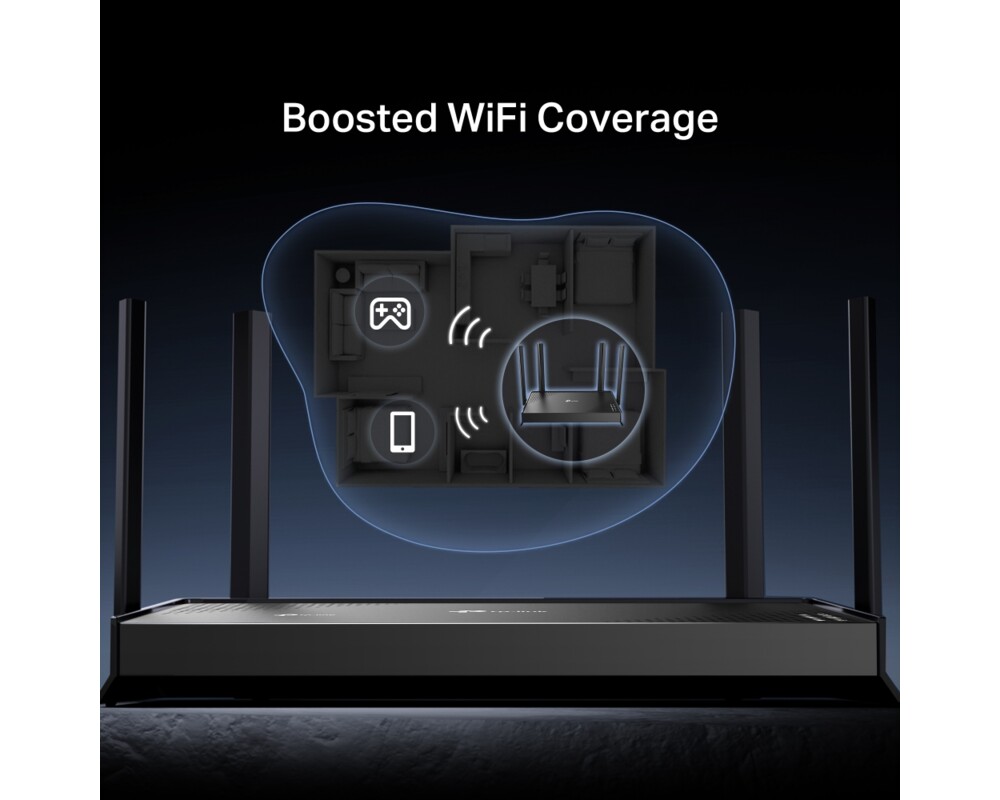 Рутер 2-лентов Wi-Fi 7 рутер BE3600 TP Link Archer BE220 7 Рутер 2-лентов Wi-Fi 7 рутер BE3600 TP Link Archer BE220 7