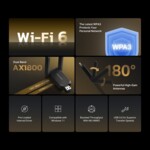 Мрежова карта Mercusys MA72XH AX1800 5 Мрежова карта Mercusys MA72XH AX1800 5