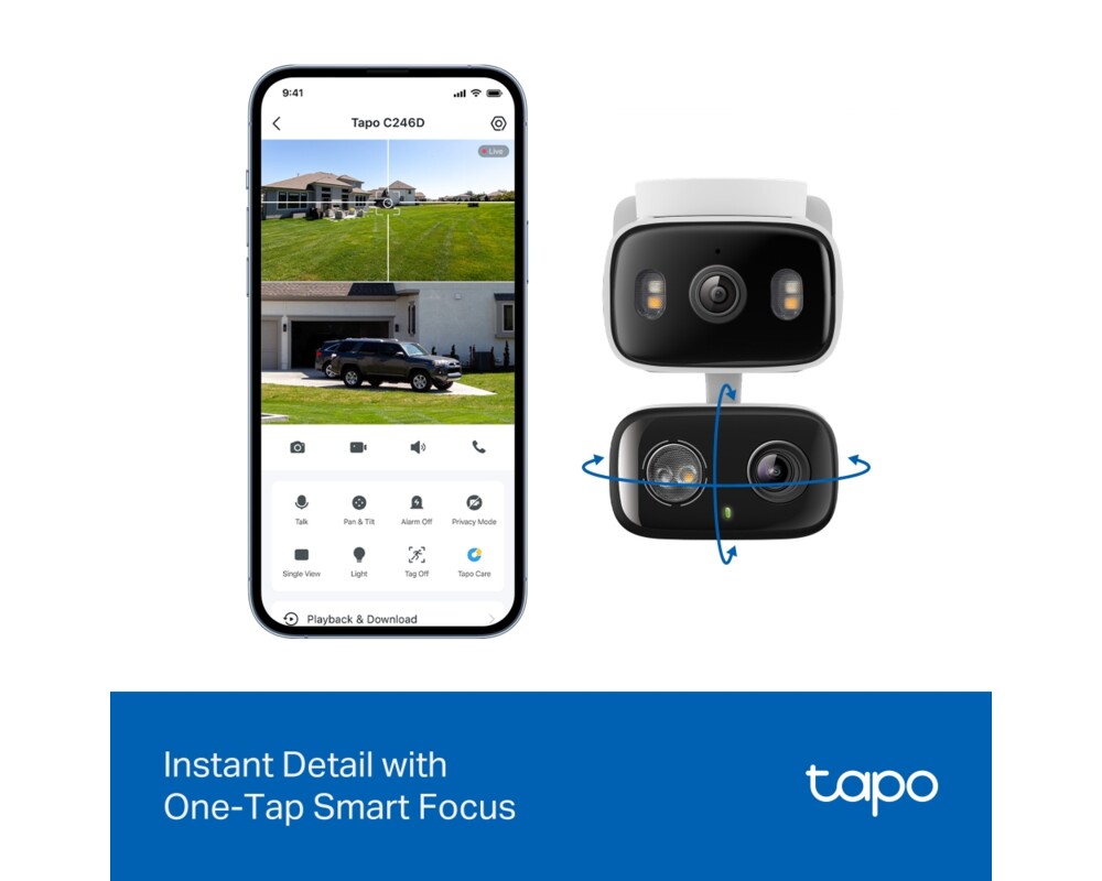 Цифрова IP камера TP-Link Tapo C246D 10 Цифрова IP камера TP-Link Tapo C246D 10