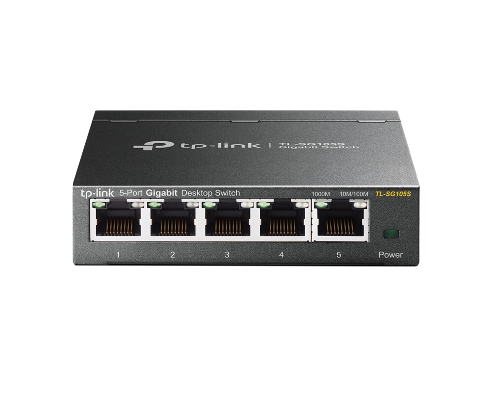 Switch (Комутатор) Комутатор TPLink TL-SG105S 5-портов 4 Switch (Комутатор) Комутатор TPLink TL-SG105S 5-портов 4