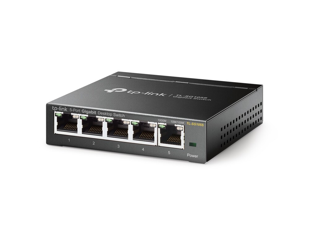 Switch (Комутатор) Комутатор TPLink TL-SG105S 5-портов Switch (Комутатор) Комутатор TPLink TL-SG105S 5-портов