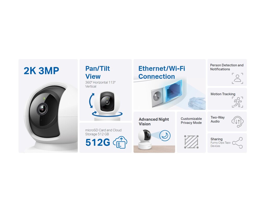 Цифрова IP камера TP-Link Tapo C212 5 Цифрова IP камера TP-Link Tapo C212 5