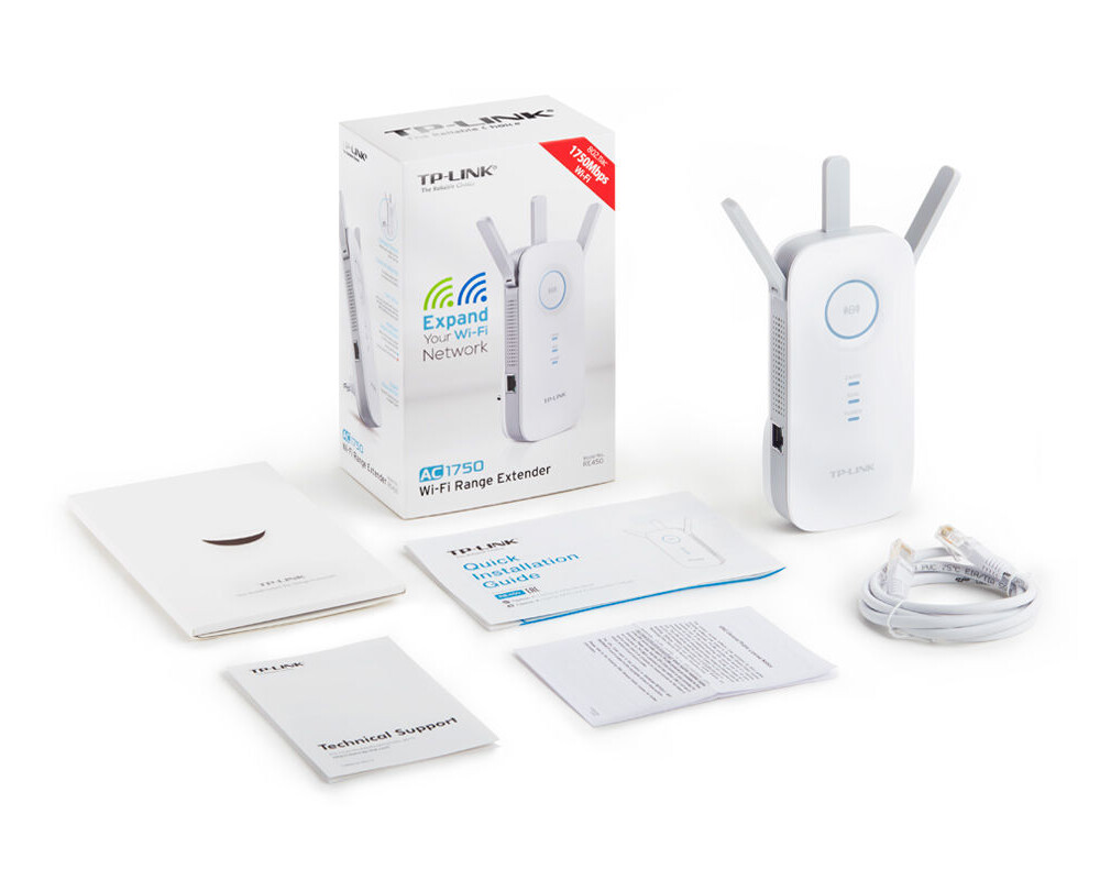 Безжичен усилвател TP-Link RE450 AC1750 2-лентов 5 Безжичен усилвател TP-Link RE450 AC1750 2-лентов 5