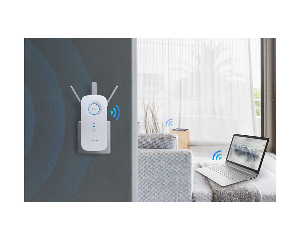 Безжичен усилвател TP-Link RE450 AC1750 2-лентов 6 Безжичен усилвател TP-Link RE450 AC1750 2-лентов 6