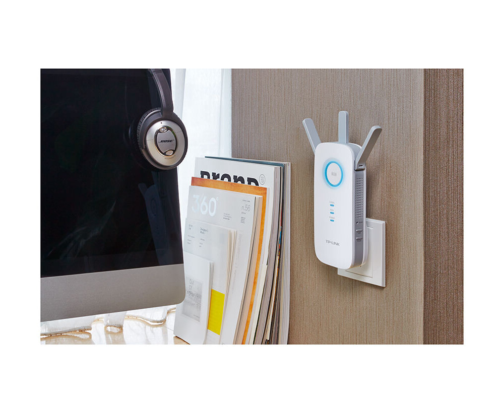 Безжичен усилвател TP-Link RE450 AC1750 2-лентов 8 Безжичен усилвател TP-Link RE450 AC1750 2-лентов 8
