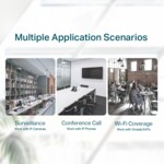 Switch (Комутатор) 5-портов гигабитов настолен комутатор с 4-порта PoE+ 2 TL-SG1005P 16 Switch (Комутатор) 5-портов гигабитов настолен комутатор с 4-порта PoE+ 2 TL-SG1005P 16