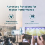 Switch (Комутатор) 5-портов гигабитов настолен комутатор с 4-порта PoE+ 2 TL-SG1005P 15 Switch (Комутатор) 5-портов гигабитов настолен комутатор с 4-порта PoE+ 2 TL-SG1005P 15