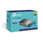 Switch (Комутатор) 5-портов гигабитов настолен комутатор с 4-порта PoE+ 2 TL-SG1005P 8 Switch (Комутатор) 5-портов гигабитов настолен комутатор с 4-порта PoE+ 2 TL-SG1005P 8