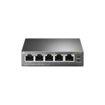 Switch (Комутатор) 5-портов гигабитов настолен комутатор с 4-порта PoE+ 2 TL-SG1005P 4 Switch (Комутатор) 5-портов гигабитов настолен комутатор с 4-порта PoE+ 2 TL-SG1005P 4