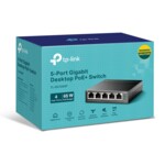 Switch (Комутатор) 5-портов гигабитов настолен комутатор с 4-порта PoE+ 2 TL-SG1005P 13 Switch (Комутатор) 5-портов гигабитов настолен комутатор с 4-порта PoE+ 2 TL-SG1005P 13