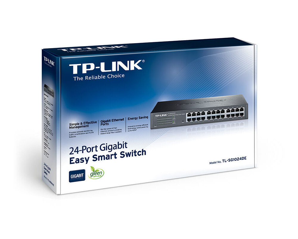 Switch (Комутатор) TP-LINK TL-SG1024DE 24-Port Gigabit 5 Switch (Комутатор) TP-LINK TL-SG1024DE 24-Port Gigabit 5