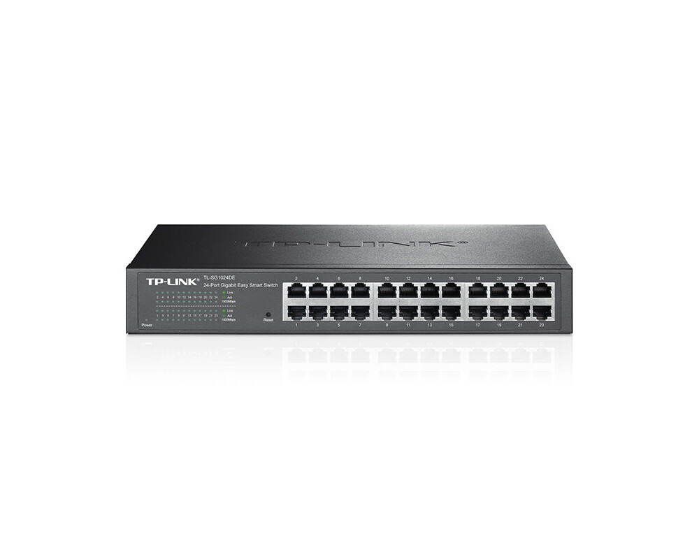 Switch (Комутатор) TP-LINK TL-SG1024DE 24-Port Gigabit 4 Switch (Комутатор) TP-LINK TL-SG1024DE 24-Port Gigabit 4