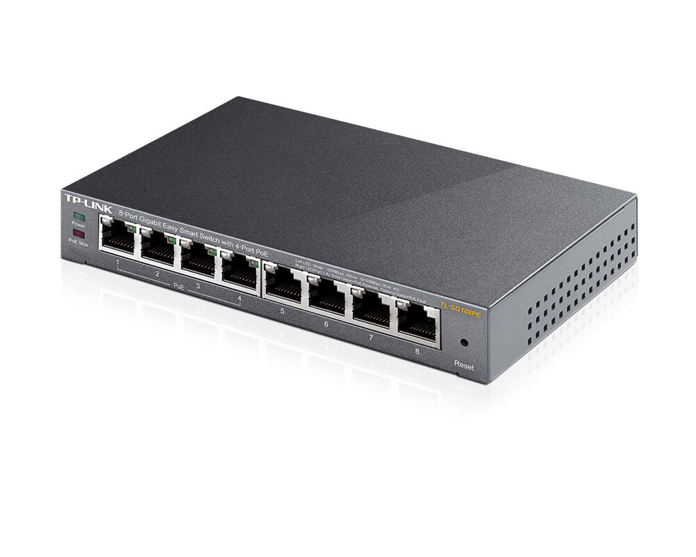 Switch (Комутатор) TP-Link TL-SG108PE PoE 18 Switch (Комутатор) TP-Link TL-SG108PE PoE 18
